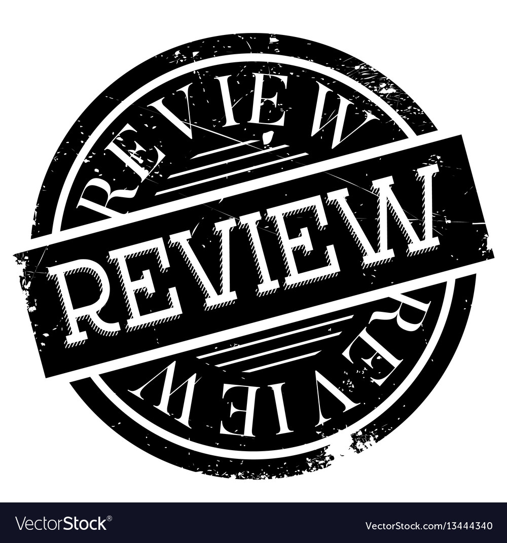 Review rubber stamp