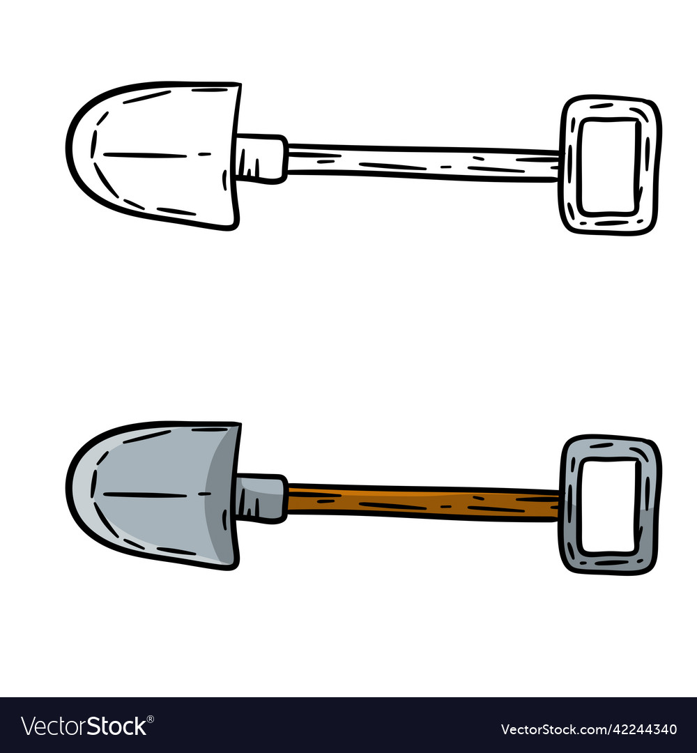 Shovel element of farms and villages