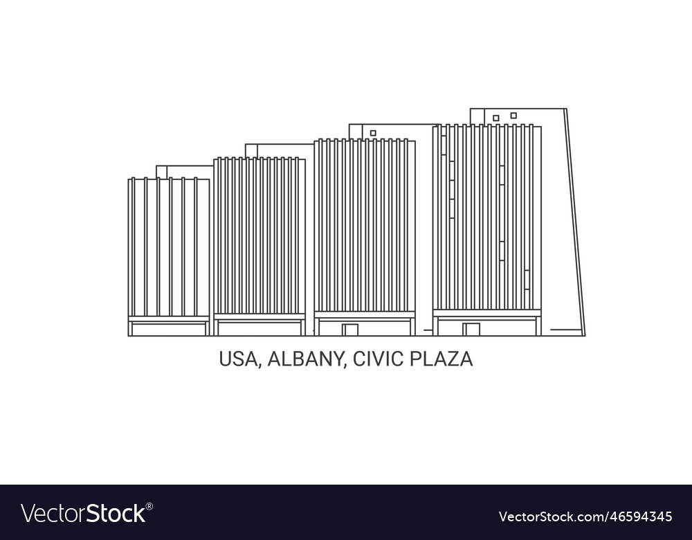 Usa albany civic plaza travel landmark