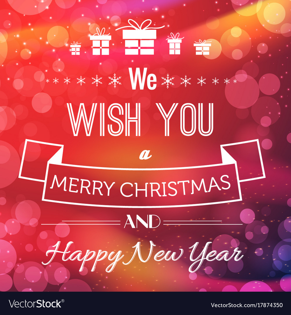 Christmas greeting poster Royalty Free Vector Image