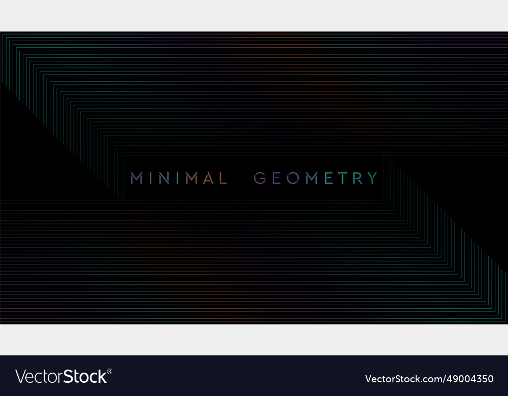 Holographic lines abstract tech background Vector Image