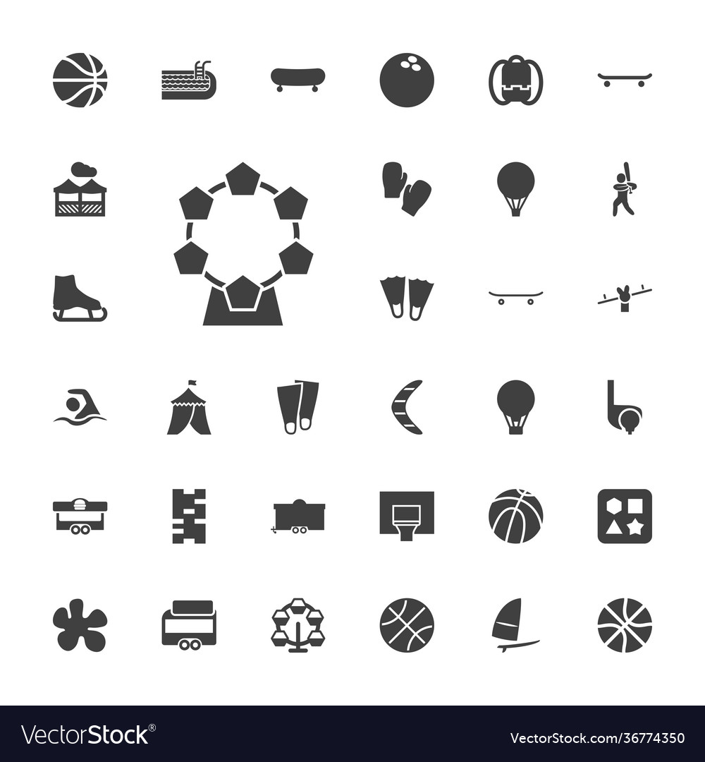 Recreation icons