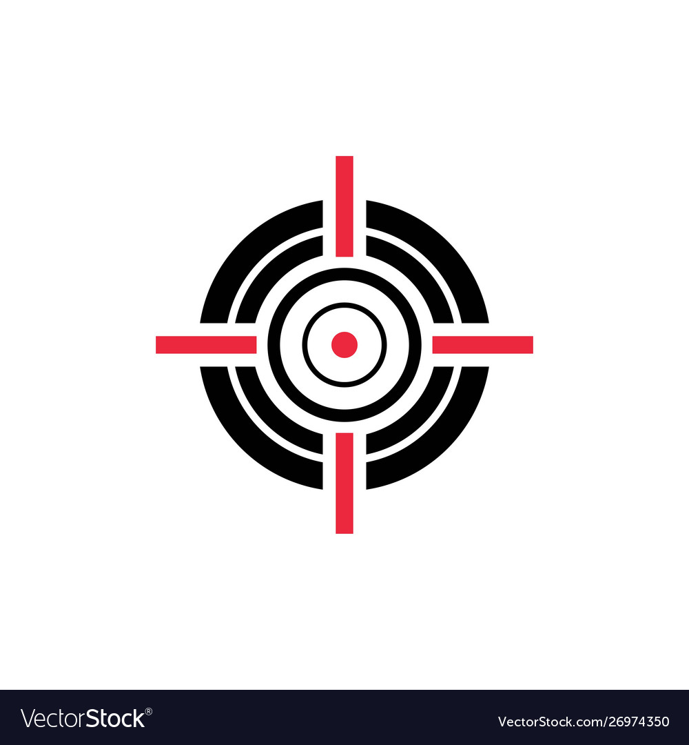 Target icon Royalty Free Vector Image - VectorStock