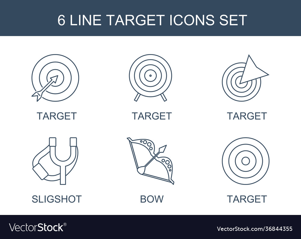 6 target icons