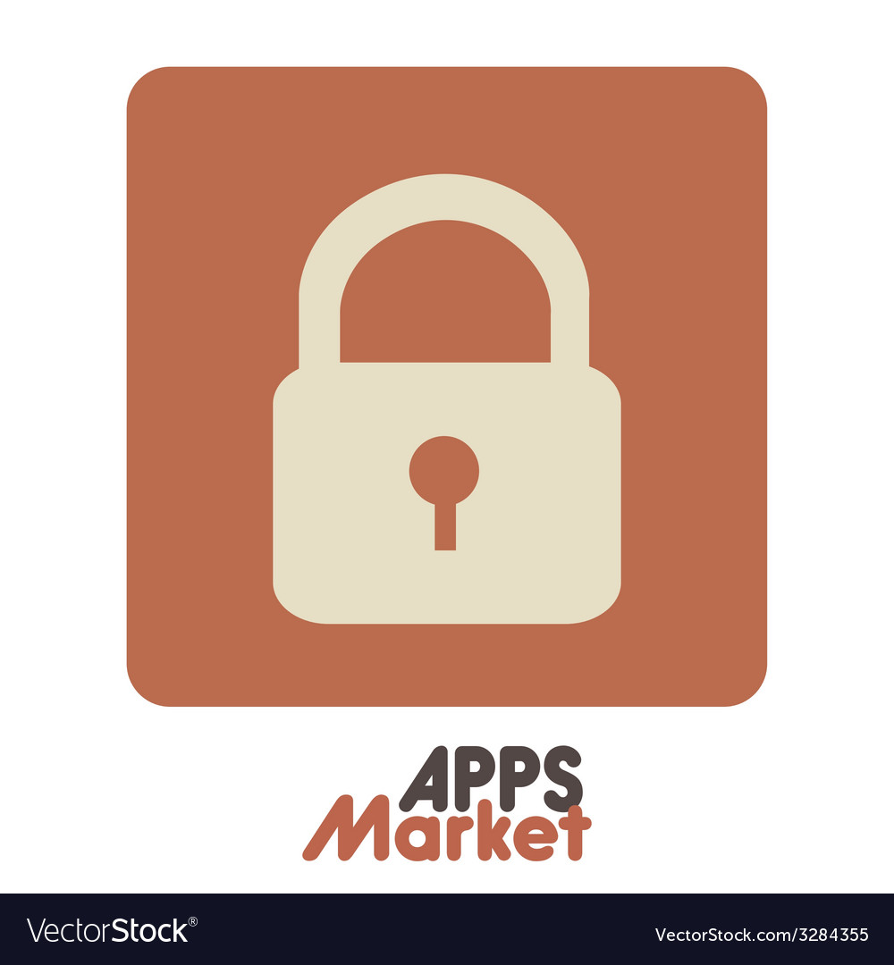 Apps design over white background Royalty Free Vector Image