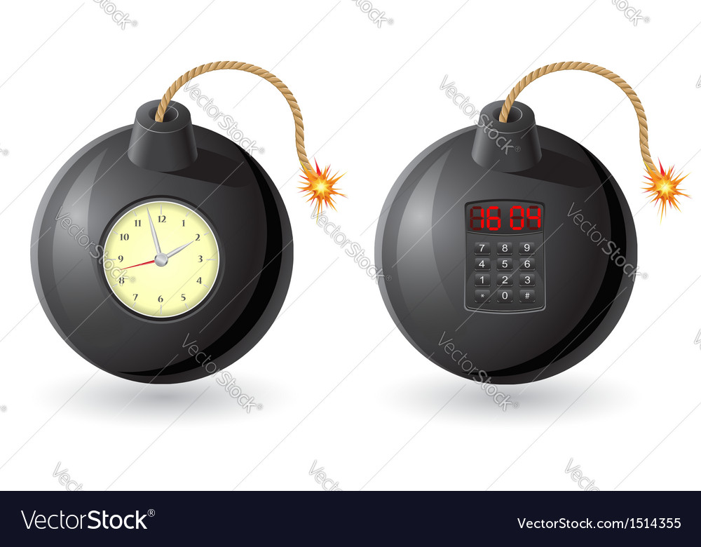 Exploding Bomb with Fuse