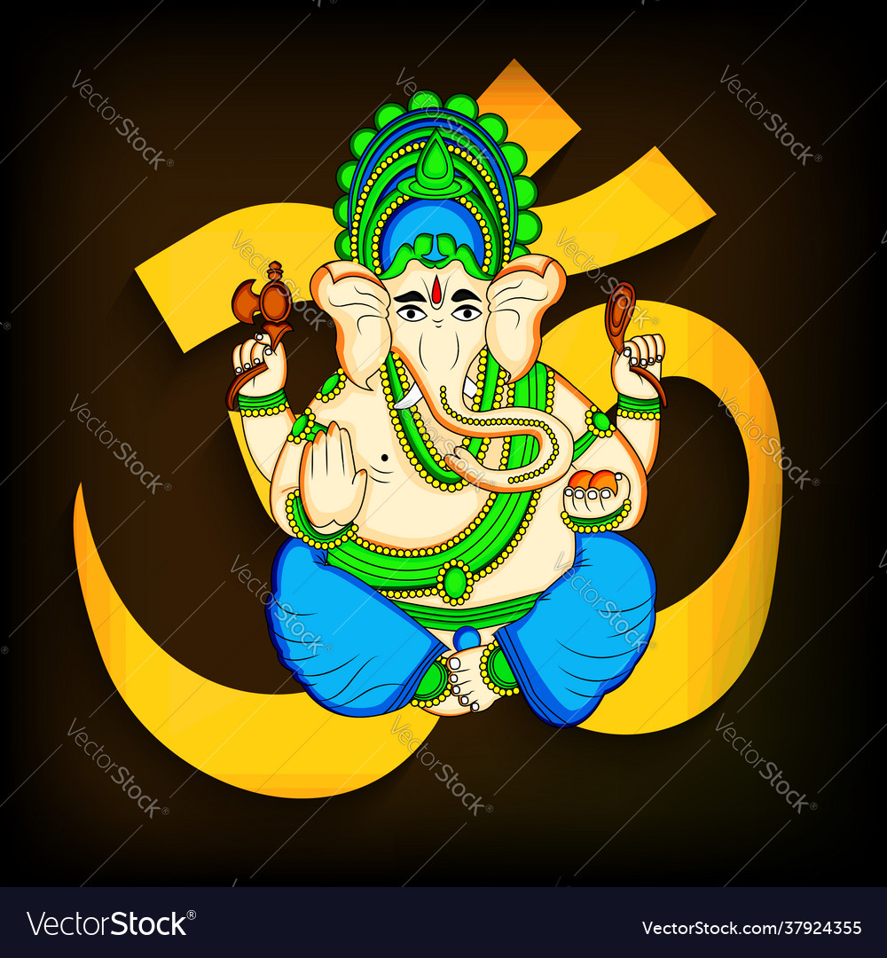 Ganesh Chaturthi Royalty Free Vector Image - Vectorstock