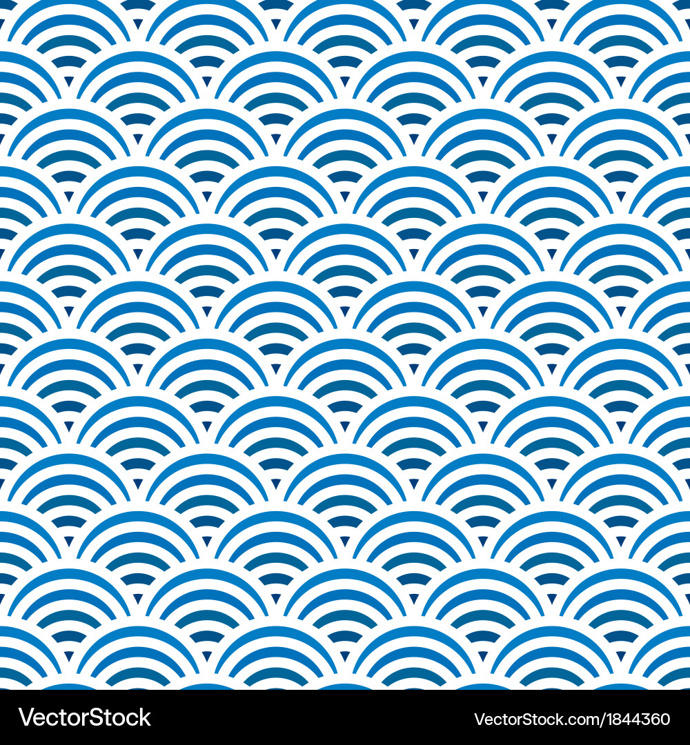 Sea pattern Royalty Free Vector Image - VectorStock