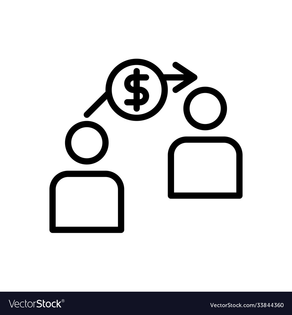 Transfer money icon