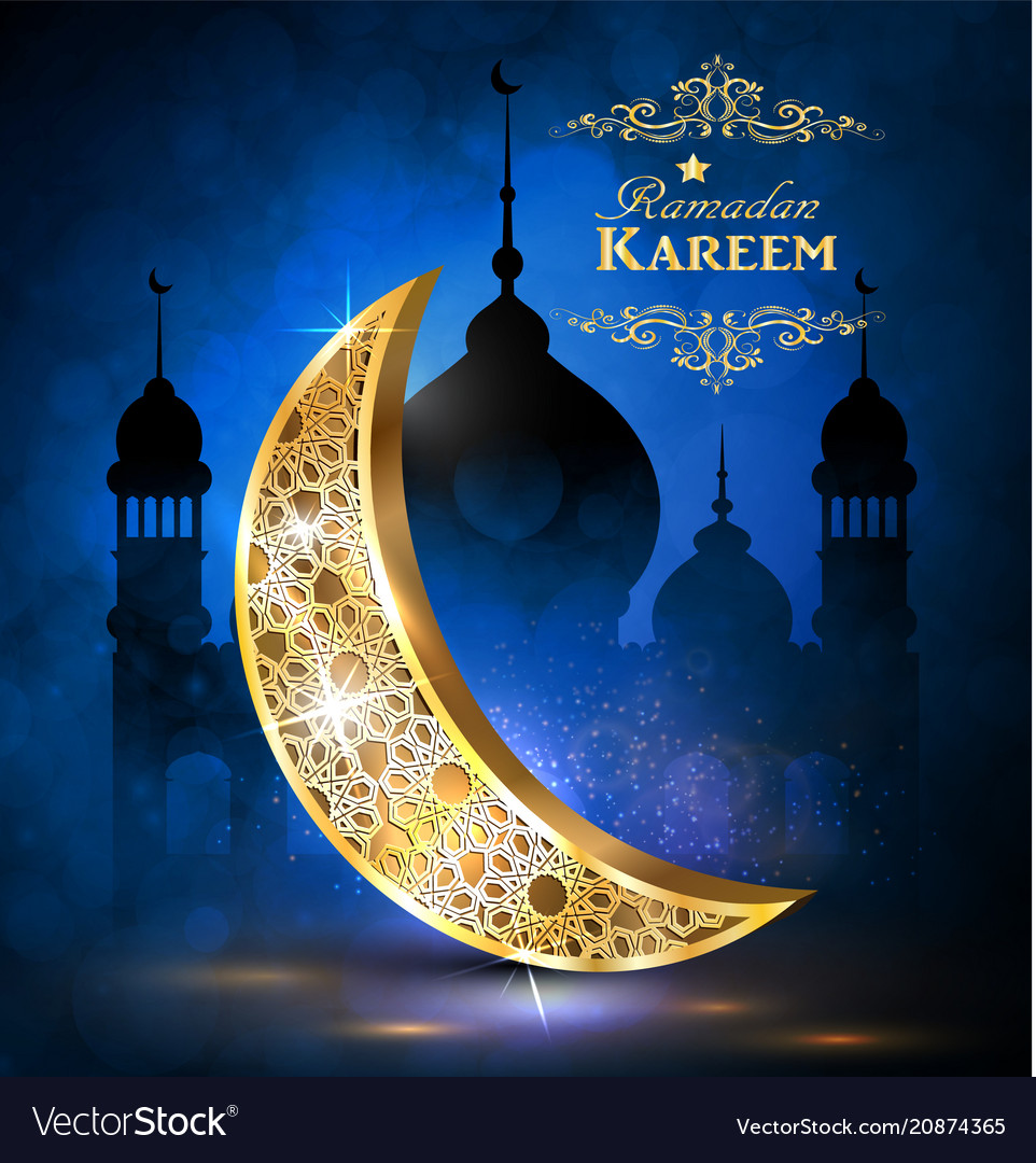 Ramadan greetings Royalty Free Vector Image - VectorStock