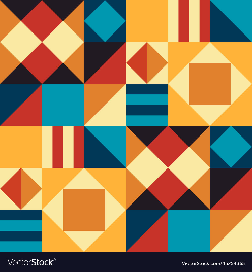 Seamless Patchwork Pattern Royalty Free Vector Image