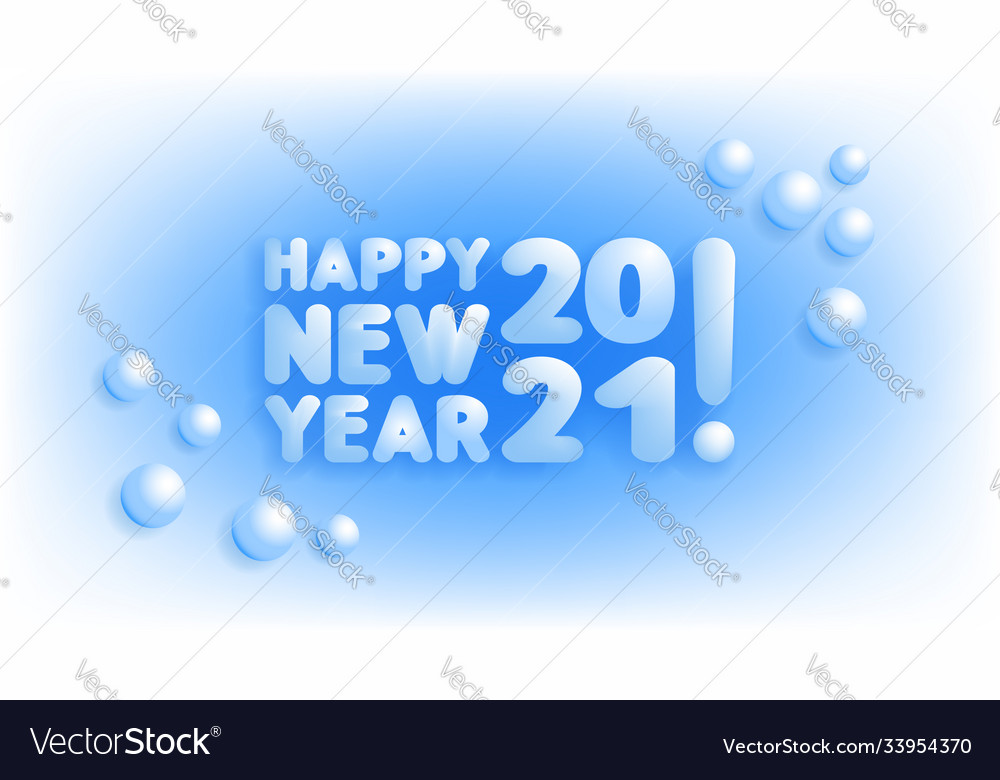 Bright white and blue festive poster 2021