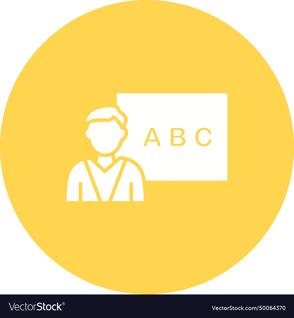 Class icon image Royalty Free Vector Image - VectorStock