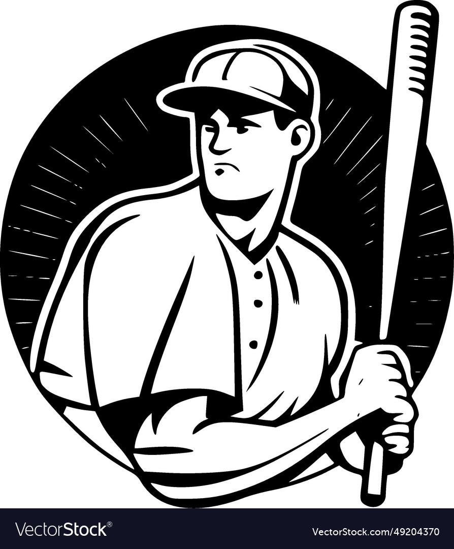 Retro baseball - high quality logo ideal