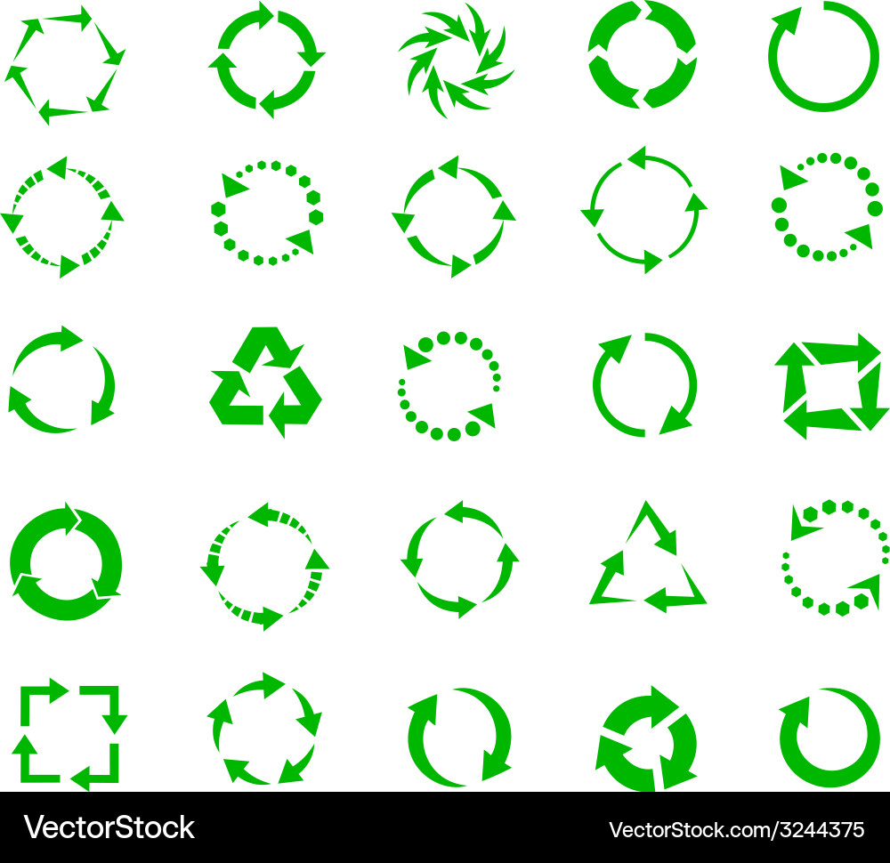 Green arrow Royalty Free Vector Image - VectorStock