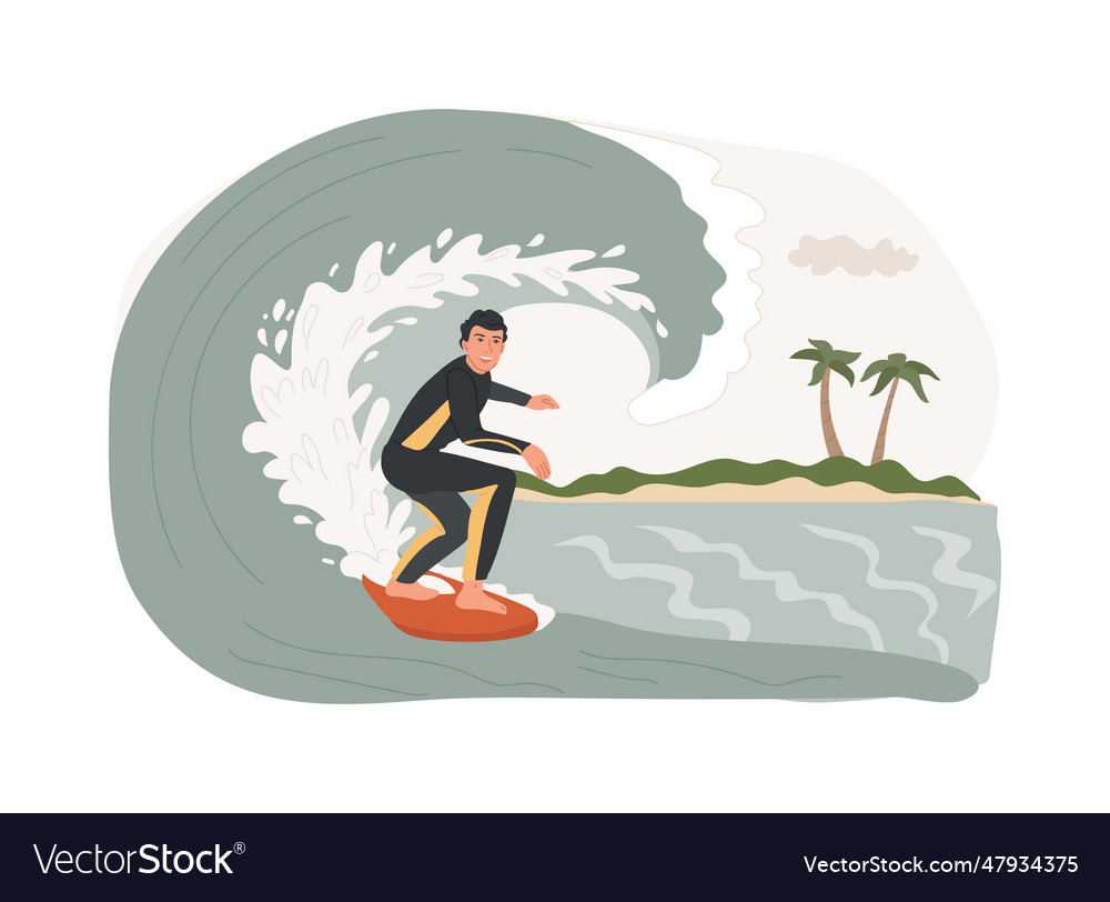 Surfing isolated concept