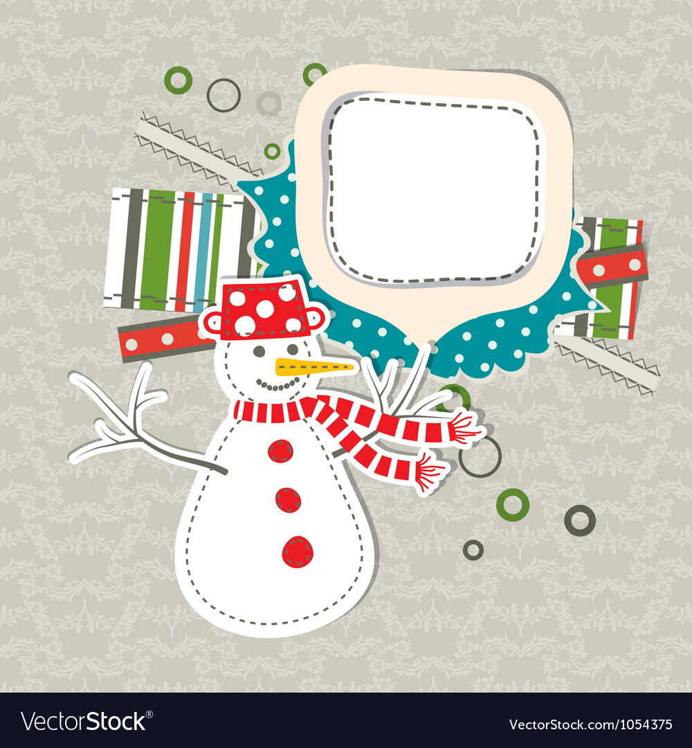 Template christmas greeting card