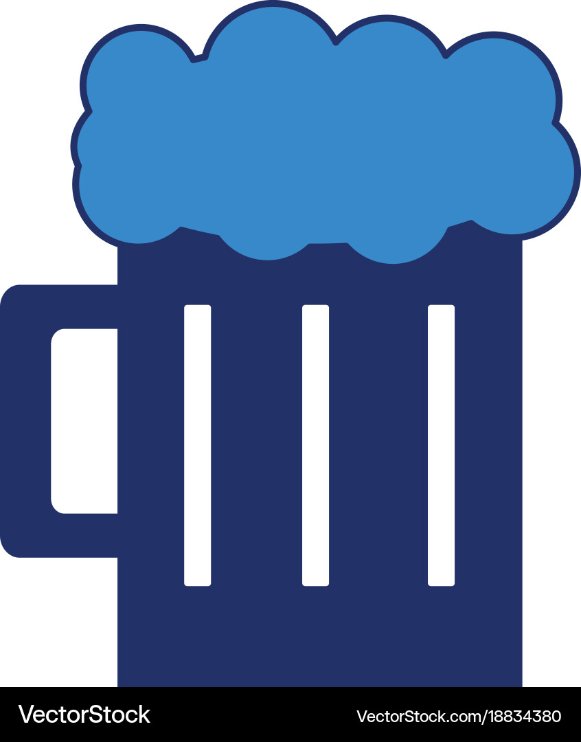 Beer glass icon image Royalty Free Vector Image