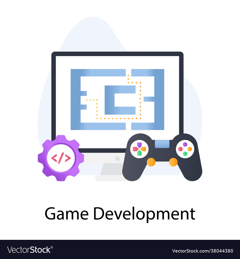 Game development Royalty Free Vector Image - VectorStock