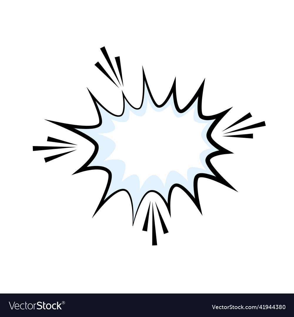 Splash expression pop art Royalty Free Vector Image