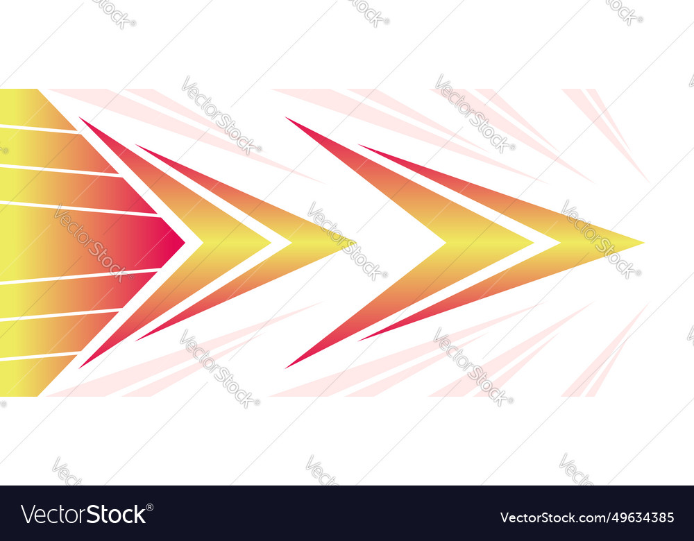 Abstract sports red arrow speed sharp gradient