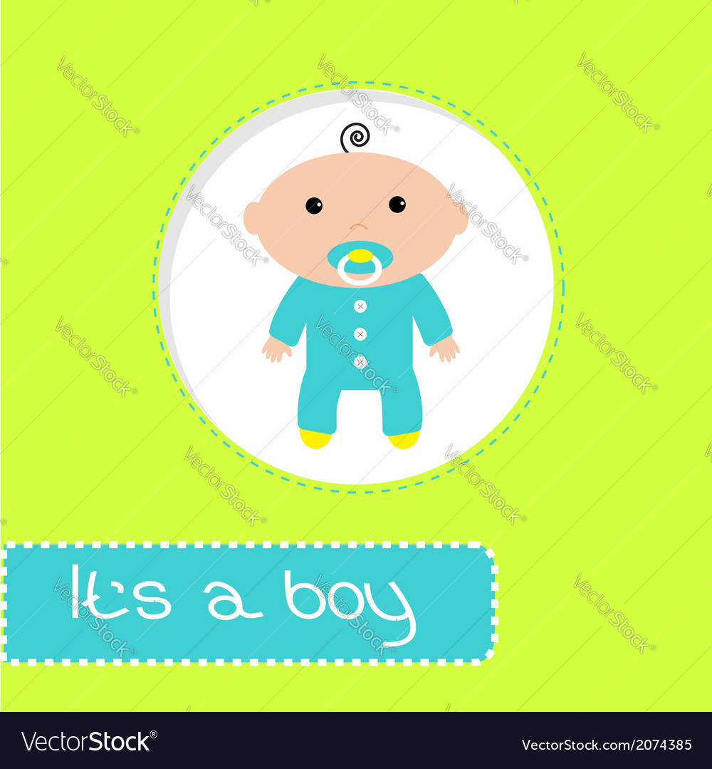 Baby shower card its a boy