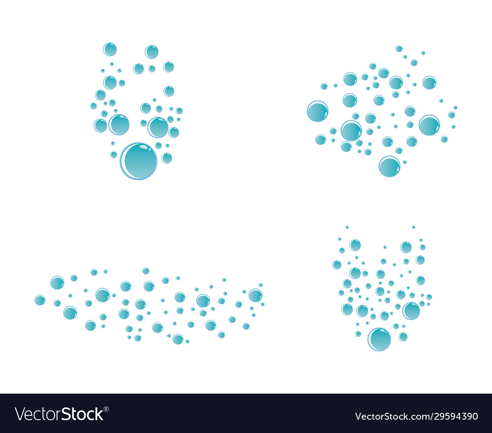 Bubbles Wasser Hintergrundsymbol