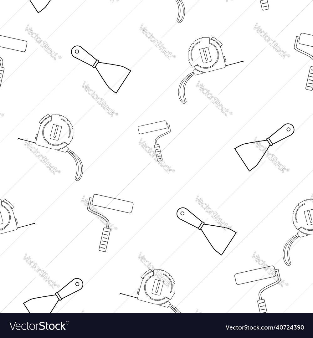 Pattern of tape measure construction spatula