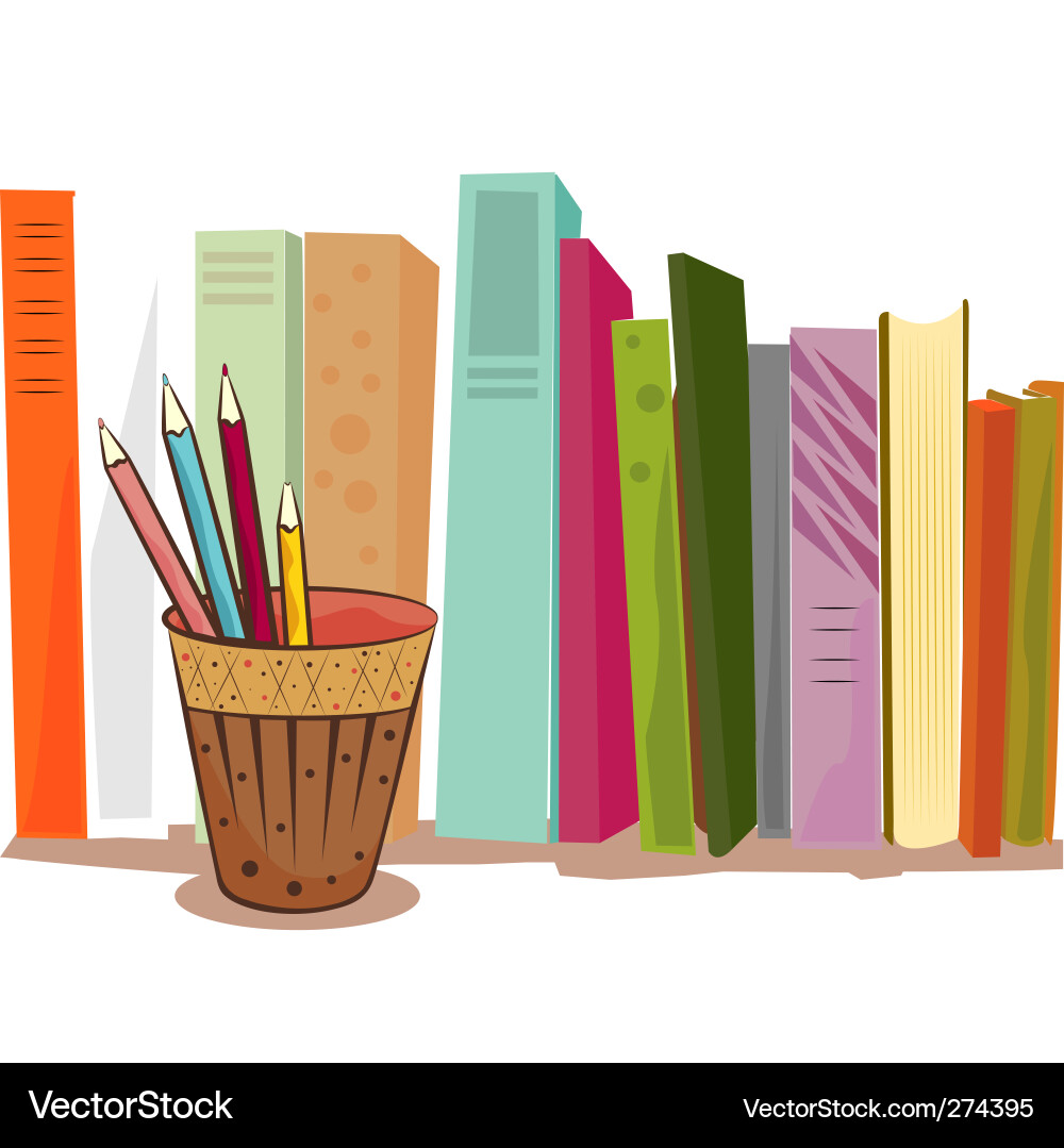 Books Royalty Free Vector Image - VectorStock