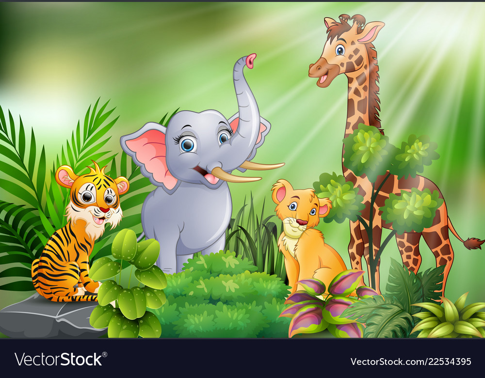 nature scene with wild