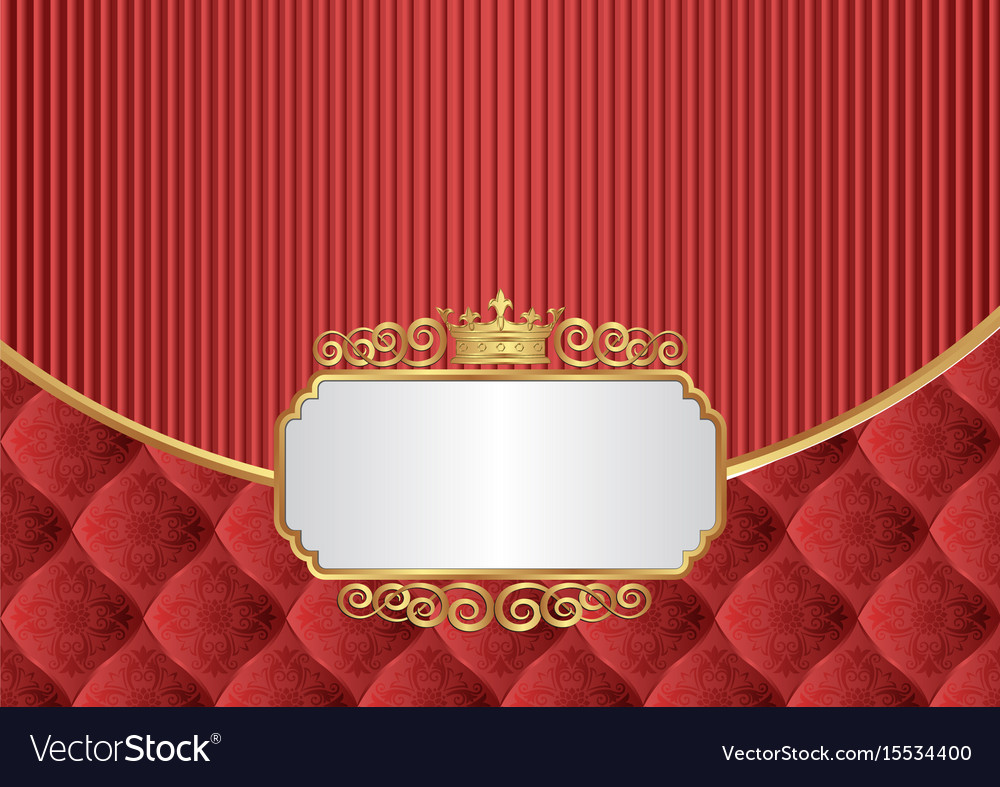 Antique background with royal frame Royalty Free Vector