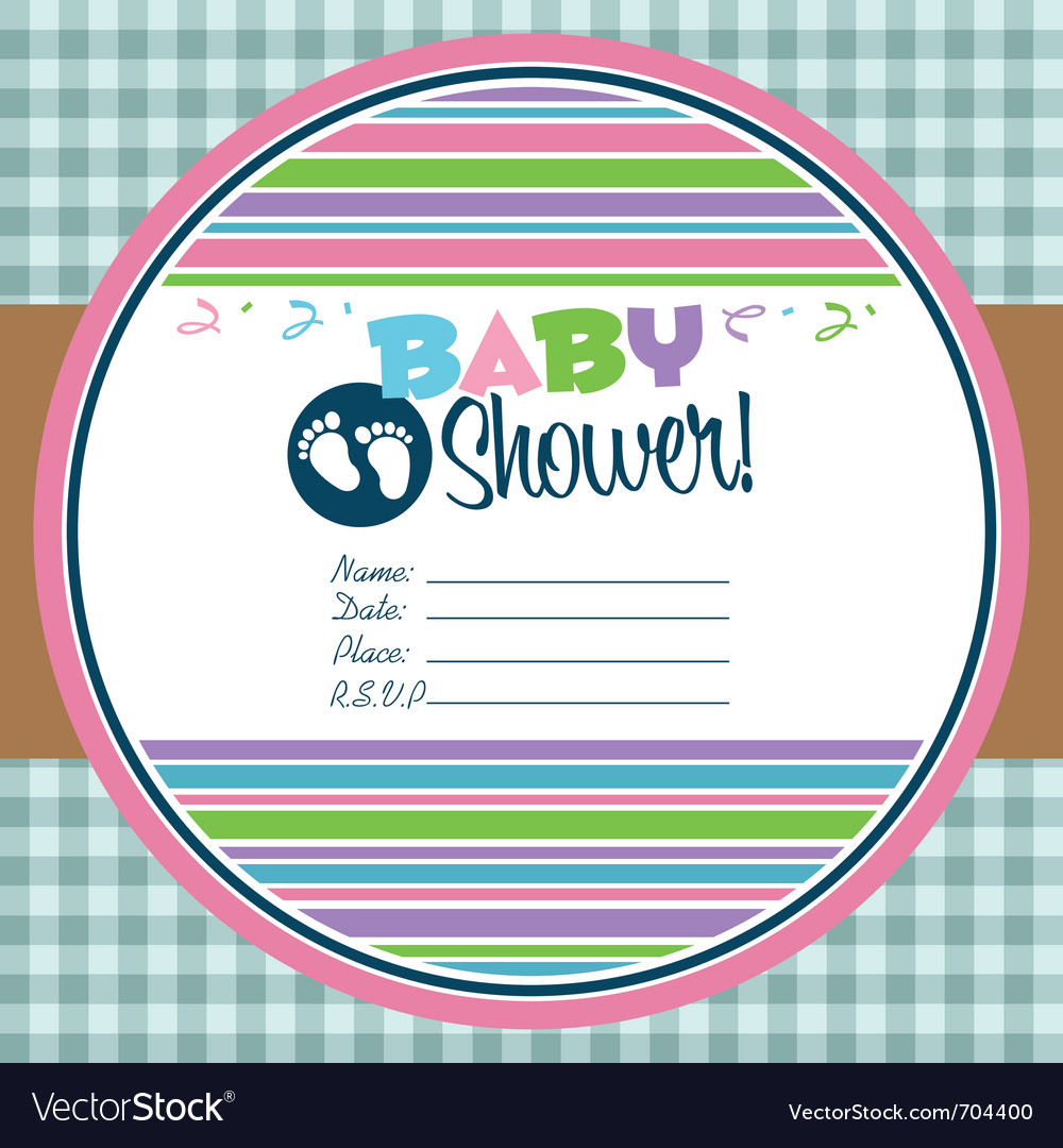 Baby shower invitation