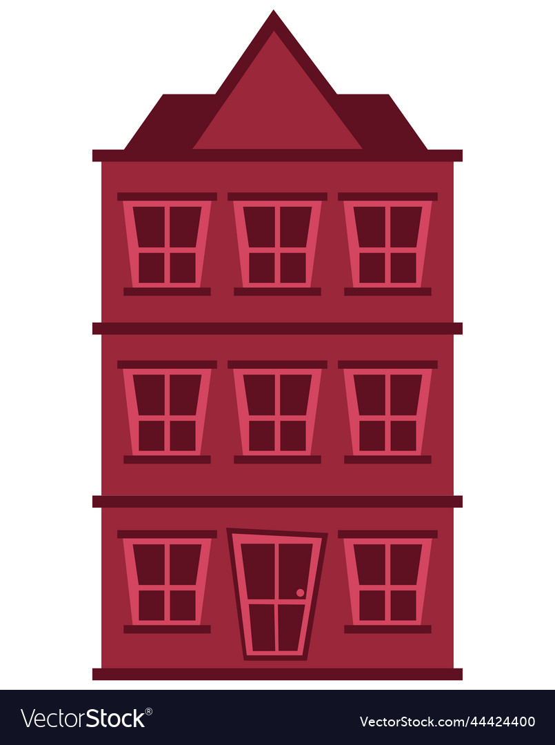 Building structure icon Royalty Free Vector Image