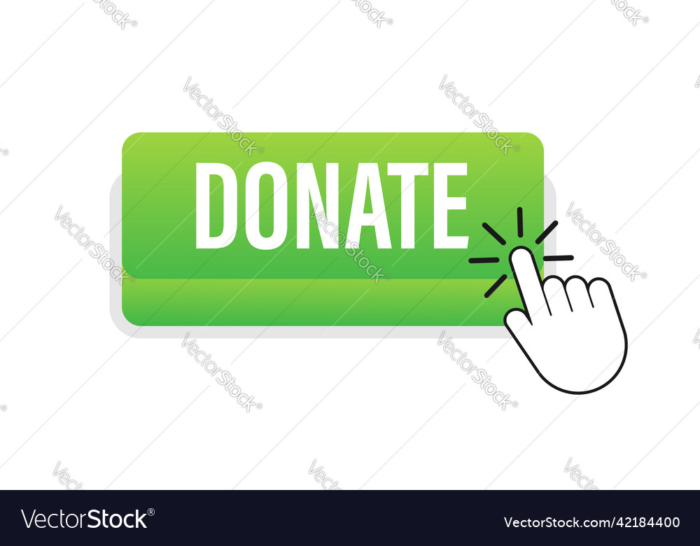 Spenden Sie mit Cursor-Taste Internet-Icon-Pointer vector image Spenden Sie mit Cursor-Taste Internet-Icon-Pointer
