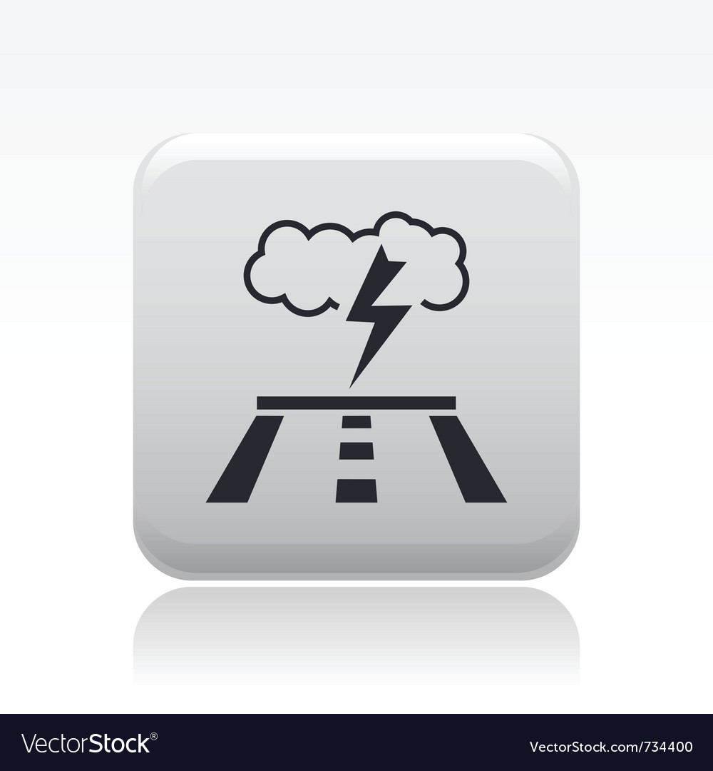 Road forecast icon