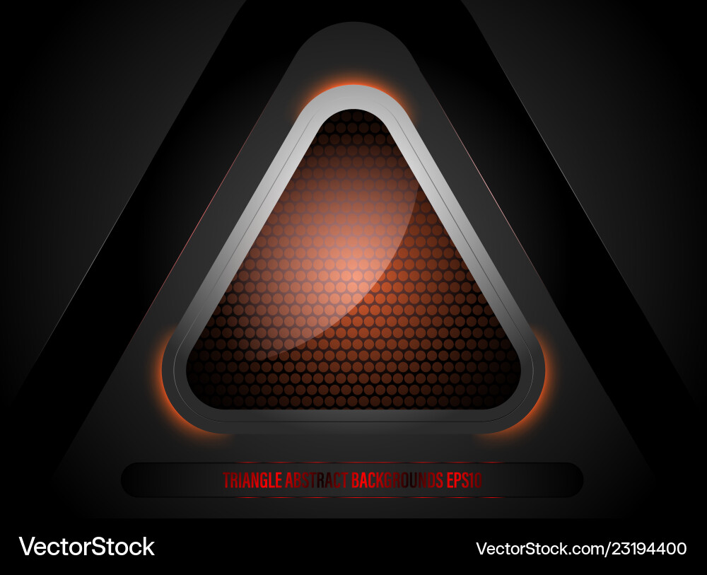 Triangle shapes lighting scene Royalty Free Vector Image
