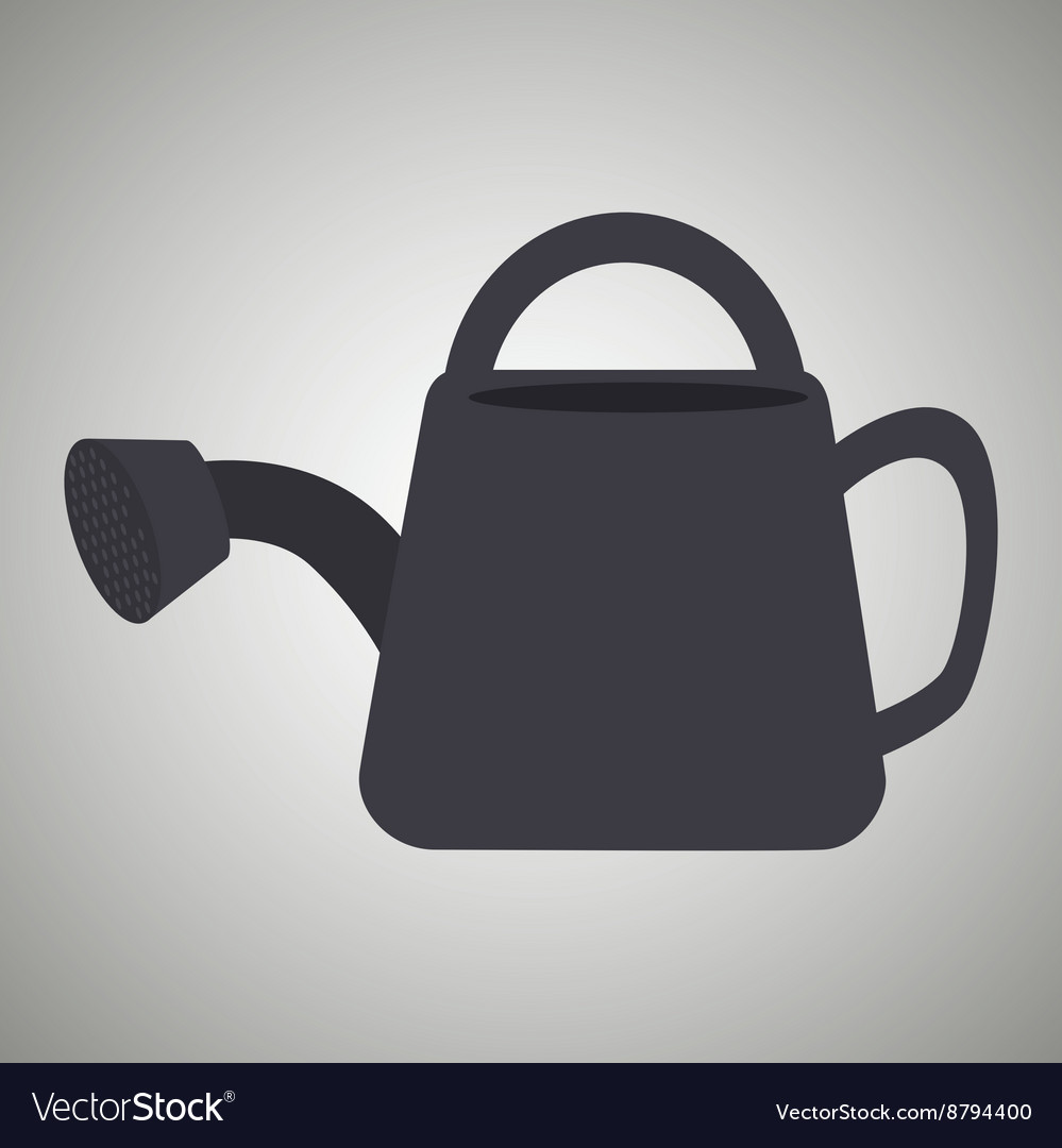 Watering can design Royalty Free Vector Image - VectorStock