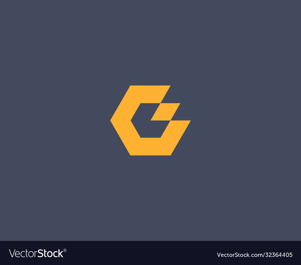 Abstract letter g l logo design template creative vector image Abstract letter g l logo design template creative