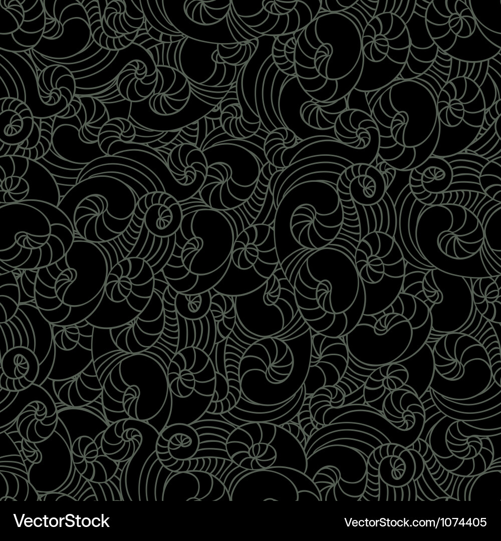 Abstract wave seamless pattern Royalty Free Vector Image