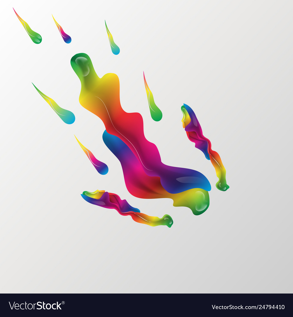 Abstract colorful background color flow