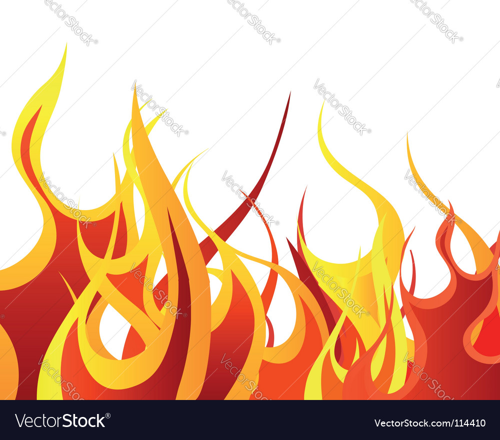 Fire background Royalty Free Vector Image - VectorStock