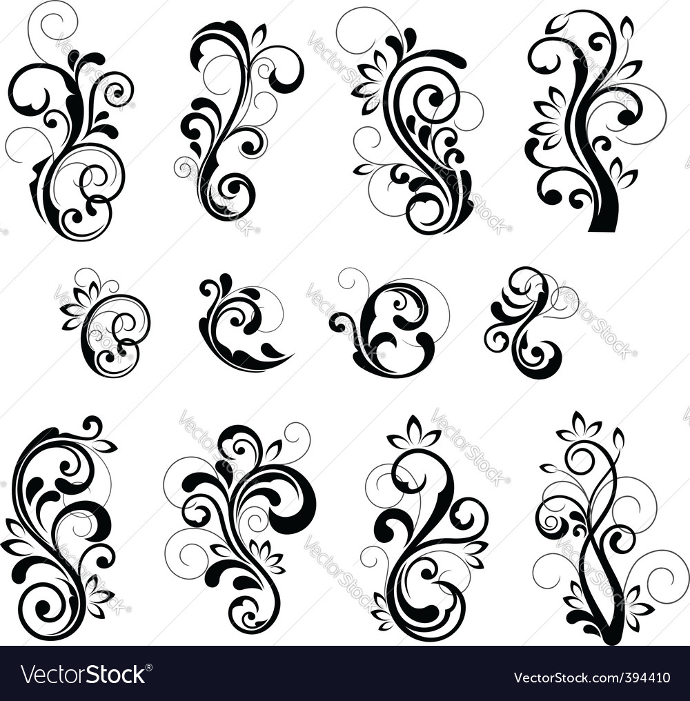 Floral patterns Royalty Free Vector Image - VectorStock