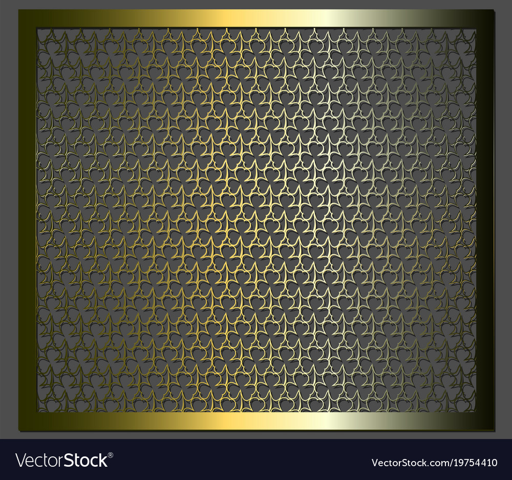Stencil lattice ornament Royalty Free Vector Image