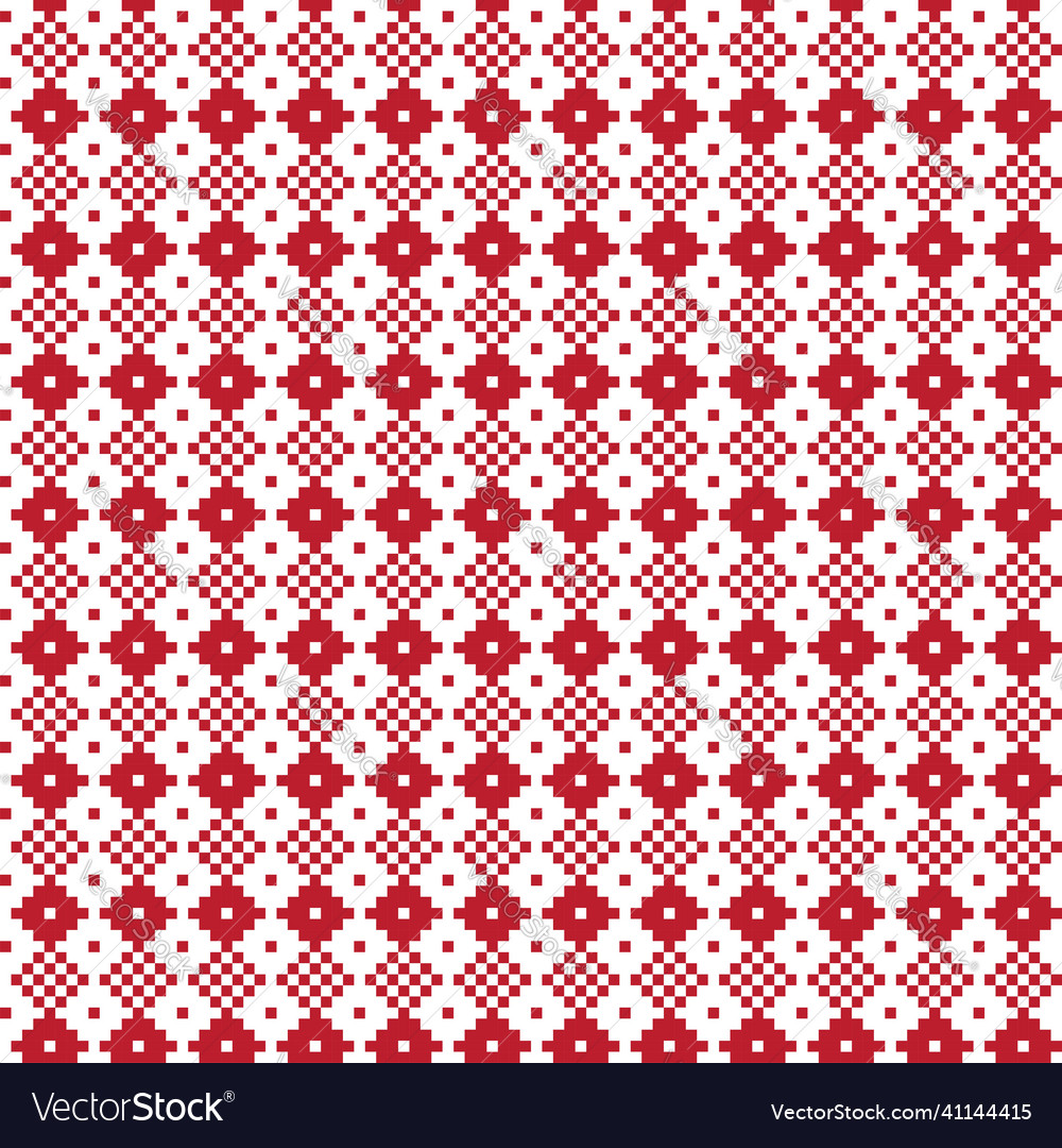 Argyle fair isle seamless pattern design Vector Image