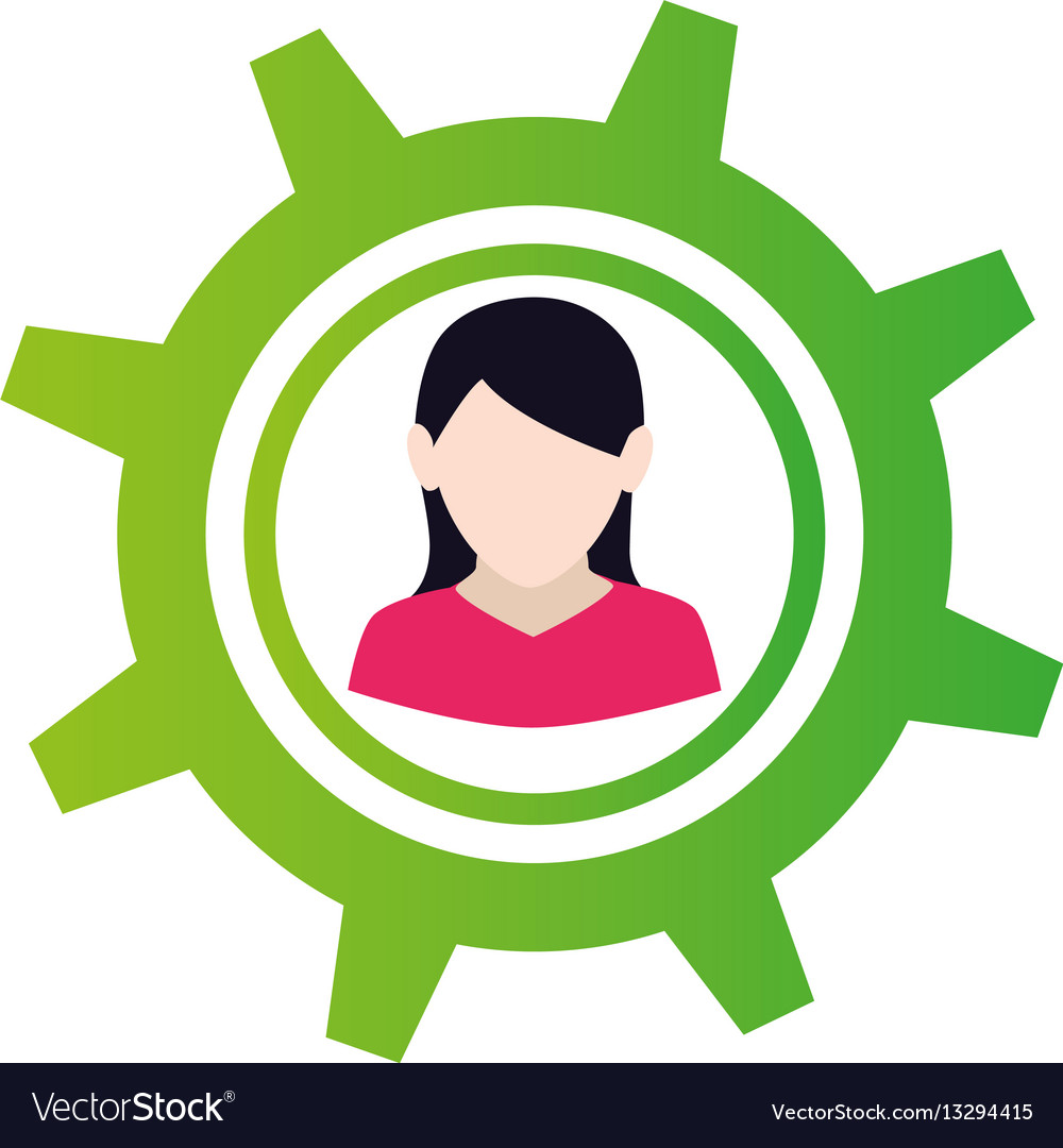 Businesswoman Charakter avatar icon