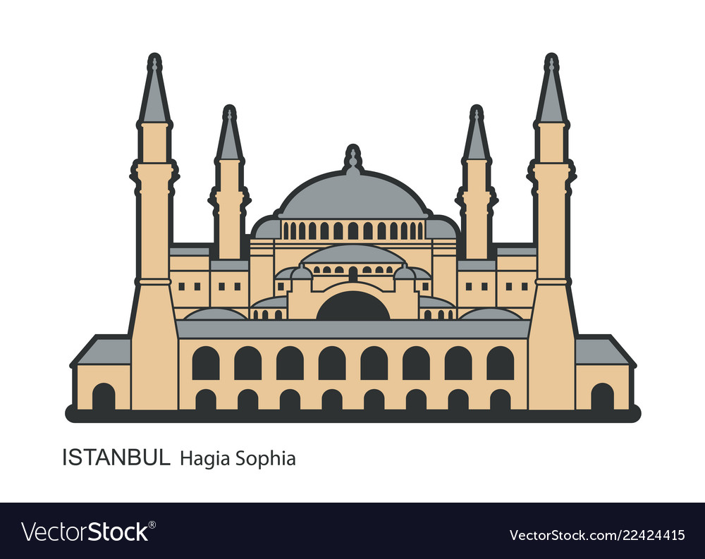 hagia sophia cartoon