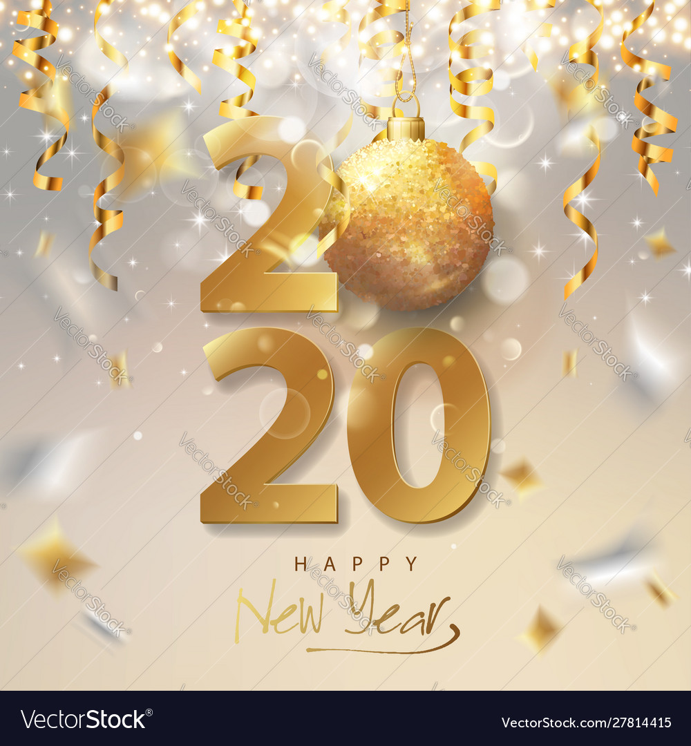 New Year 2020 Celebration Background