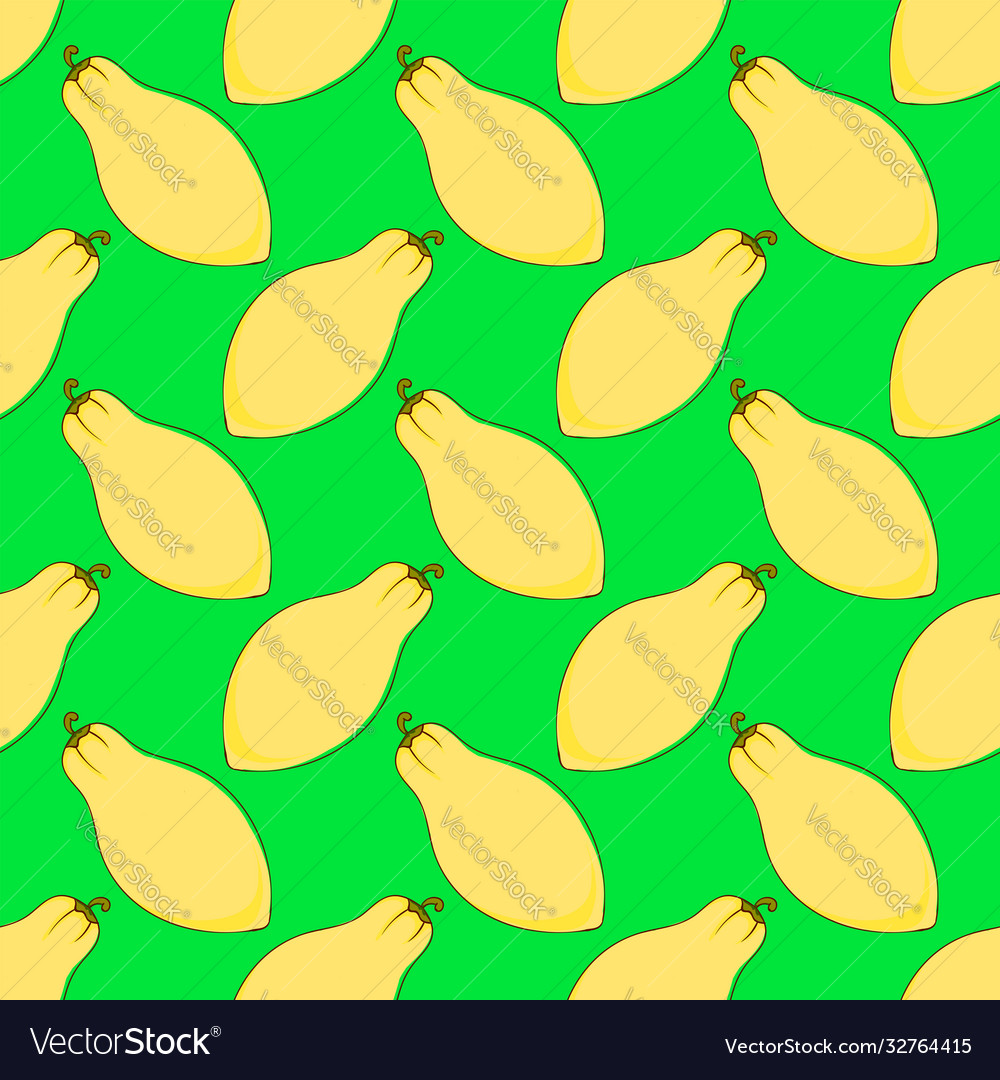 Papaya pattern seamless on green