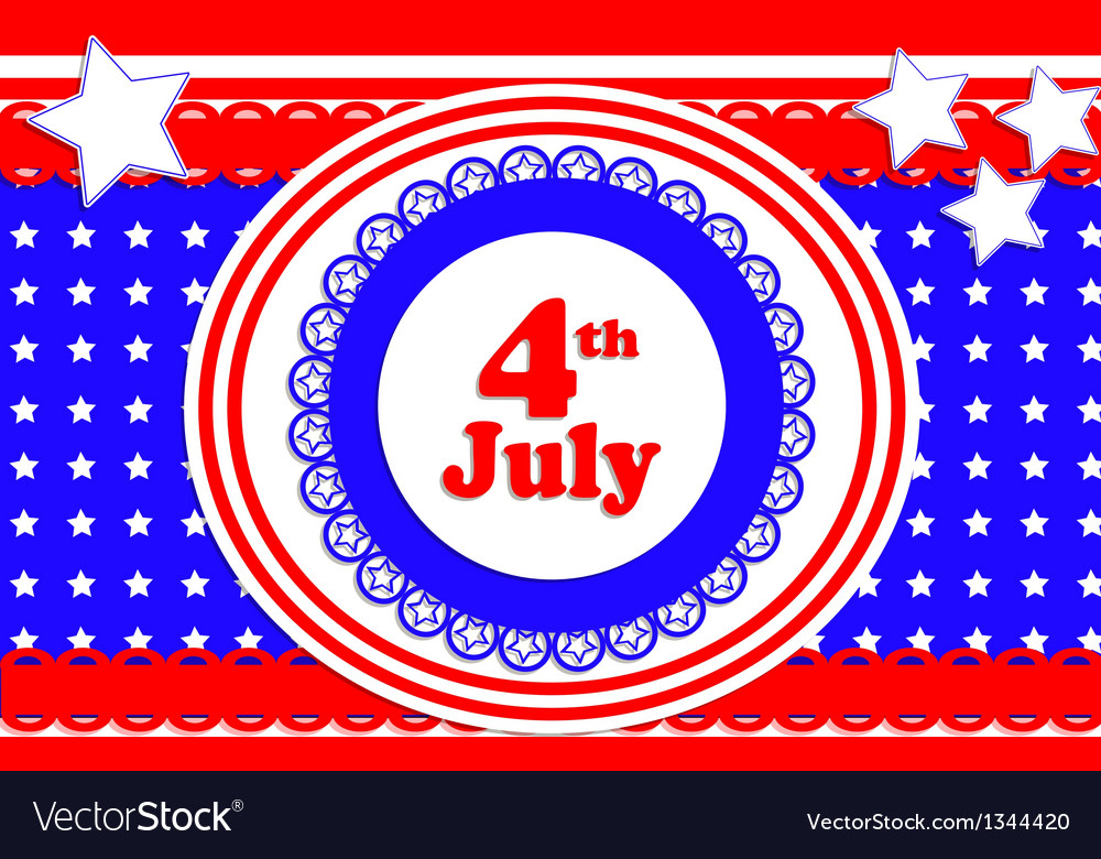 Independence day scrapbook card