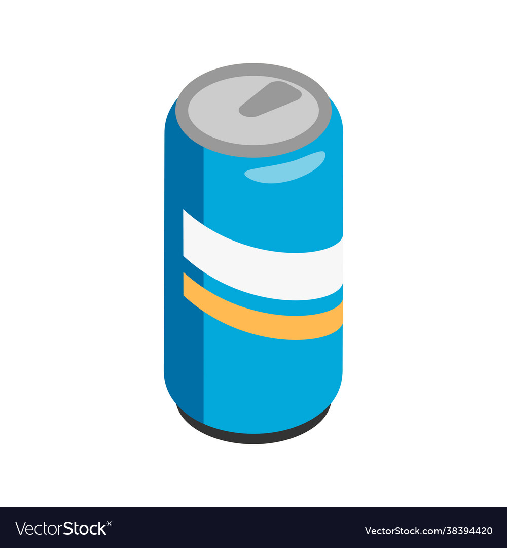 Isometric can Royalty Free Vector Image - VectorStock